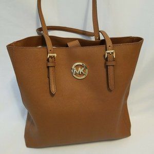 Michael Kors Women's Jet Set Travel Large Brown Tote